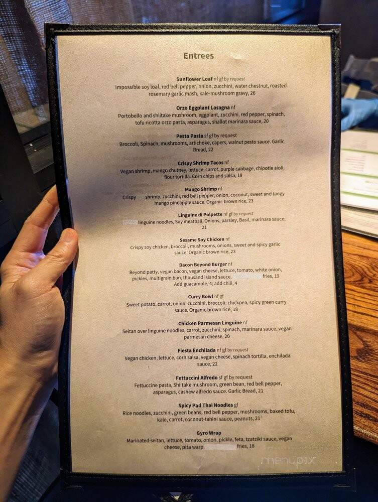 Cafe Sunflower - Atlanta, GA menu_pic