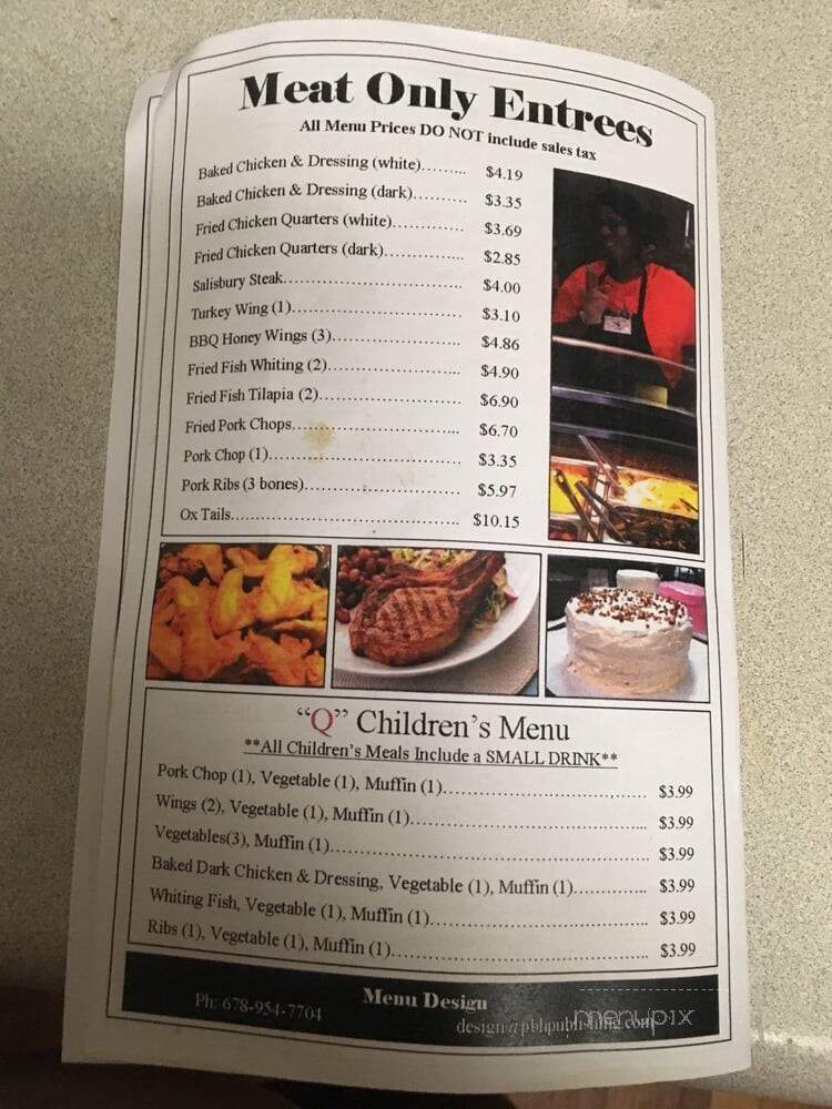 Q Time - Atlanta, GA menu_pic
