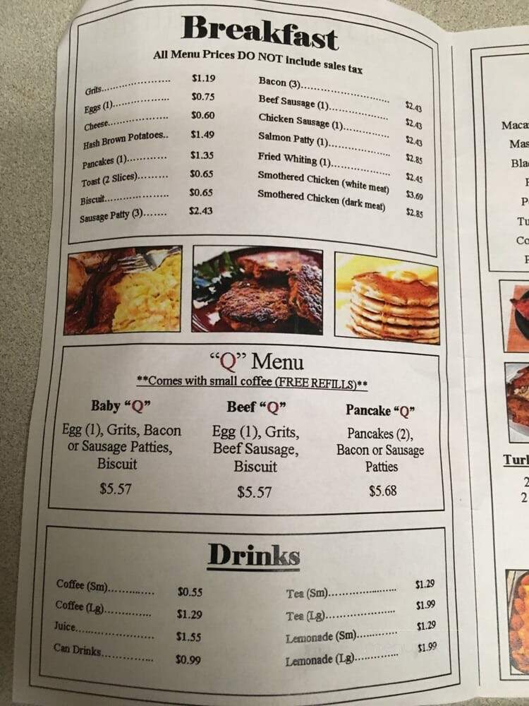 Q Time - Atlanta, GA menu_pic