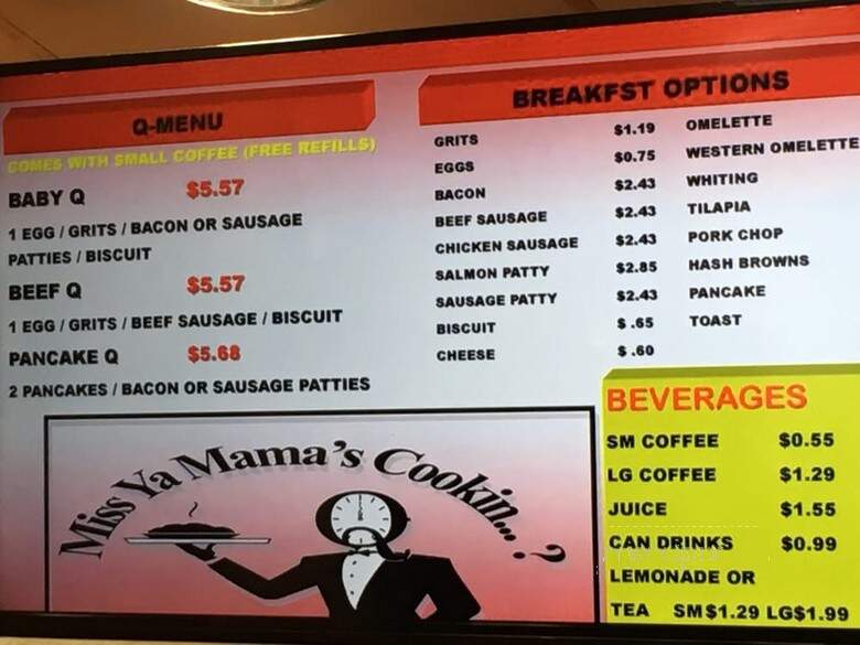 Q Time - Atlanta, GA menu_pic