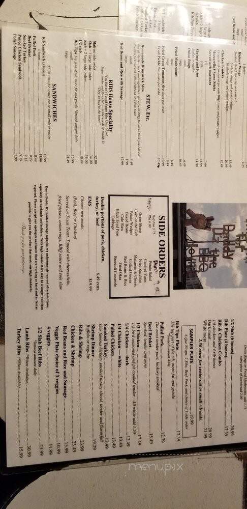 Daddy D'z - Atlanta, GA menu_pic
