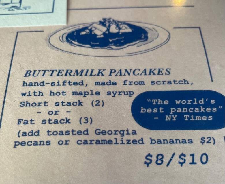 Ria's Blue Bird - Atlanta, GA menu_pic