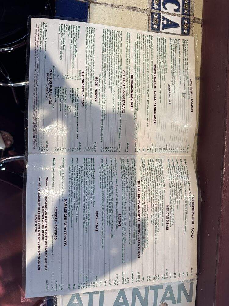 Nuevo Laredo Cantina - Atlanta, GA menu_pic