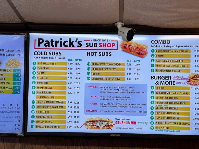 Patrick's Sub Shop - Atlanta, GA