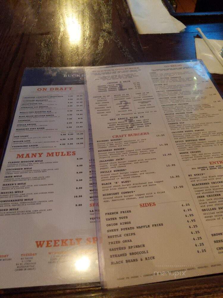Bucket Shop Cafe - Atlanta, GA menu_pic