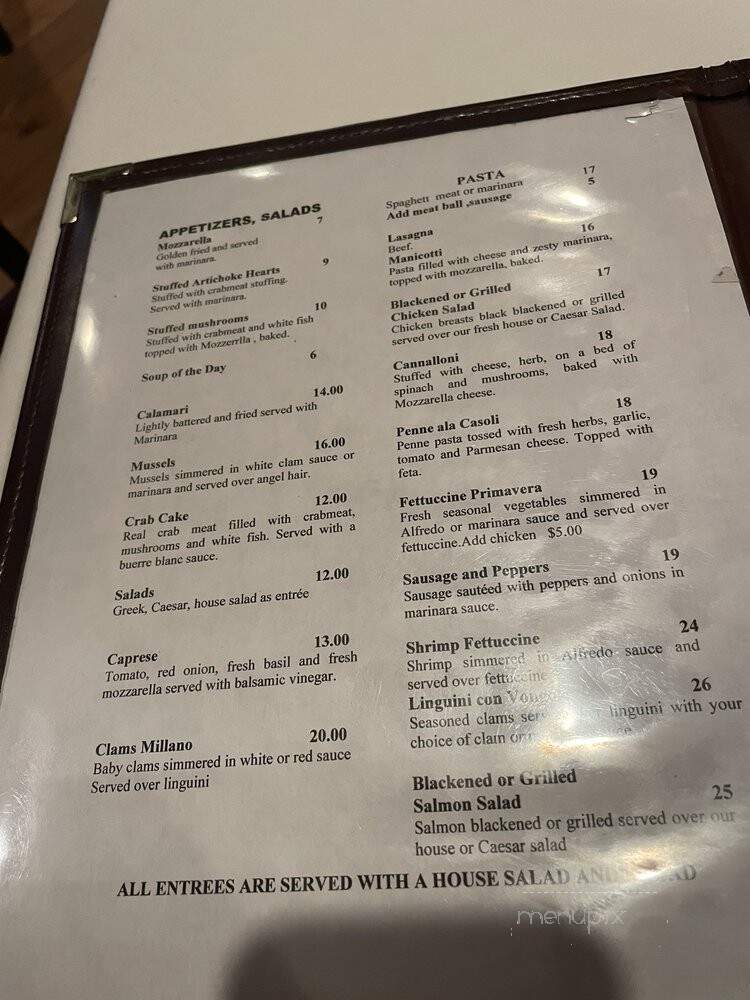 Aldo's Italian Restaurant - Atlanta, GA menu_pic