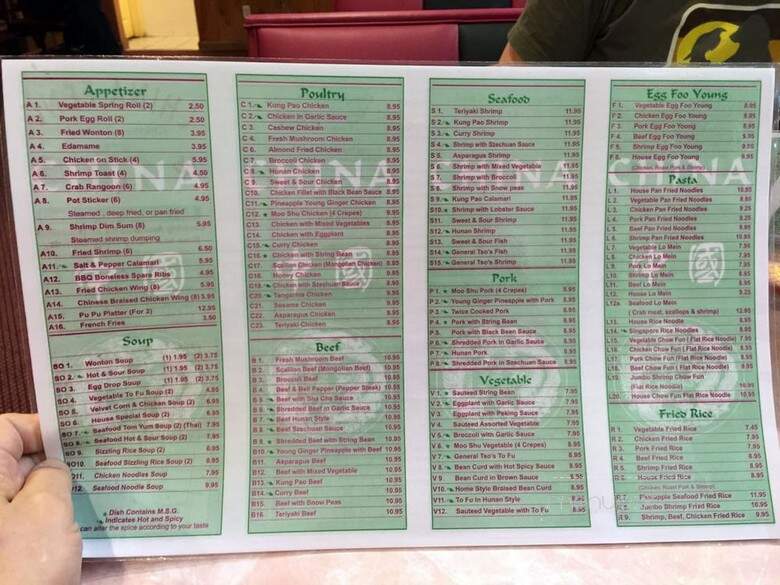 China Feng - Atlanta, GA menu_pic