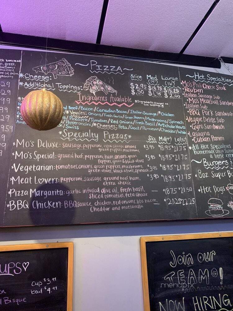 Mo's Pizza - Atlanta, GA menu_pic