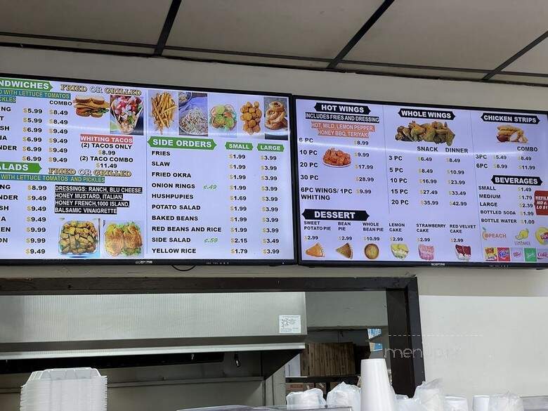 Yasin's Homestyle Seafood - Atlanta, GA menu_pic