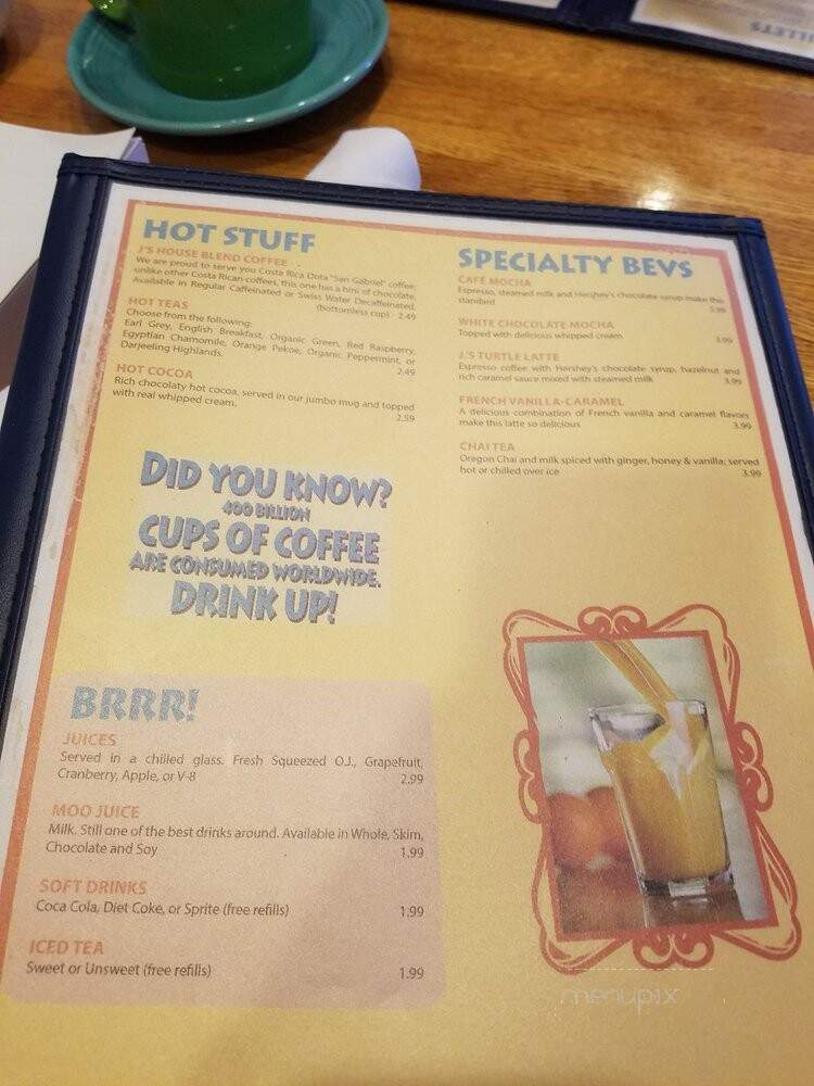 J Christopher's - Dunwoody, GA menu_pic