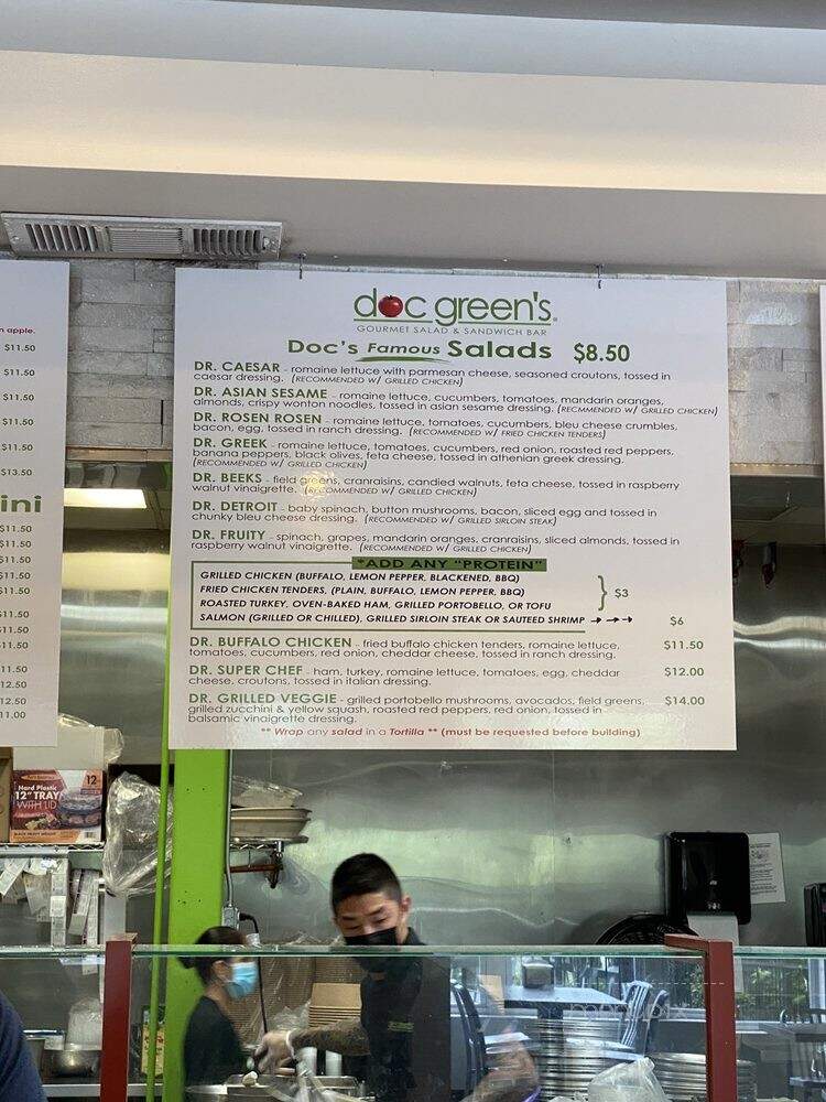 Doc Greens Gourmet Salads - Atlanta, GA menu_pic