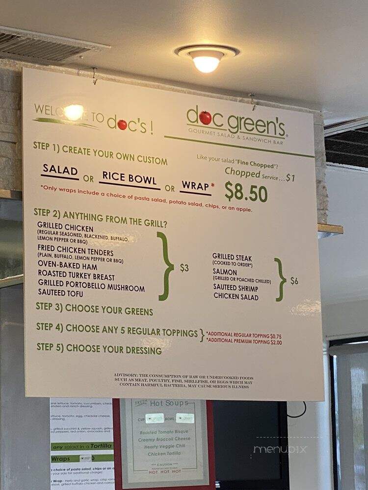 Doc Greens Gourmet Salads - Atlanta, GA menu_pic