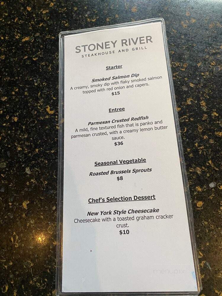 Stoney River Restaurant - Atlanta, GA menu_pic