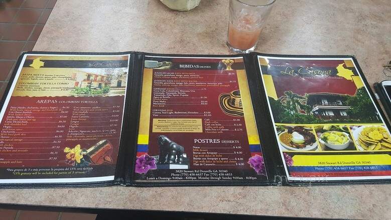 La Casona Taqueria Y Billares - Doraville, GA menu_pic
