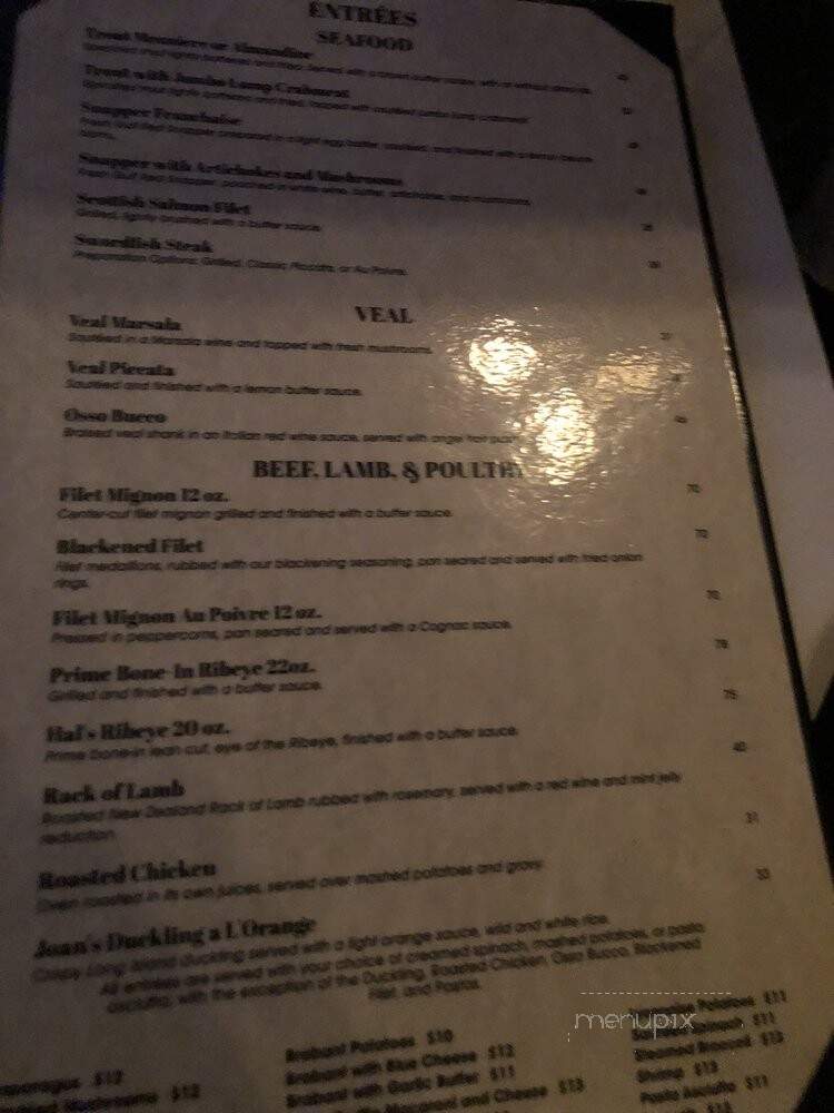 Hal's On Old Ivy - Atlanta, GA menu_pic