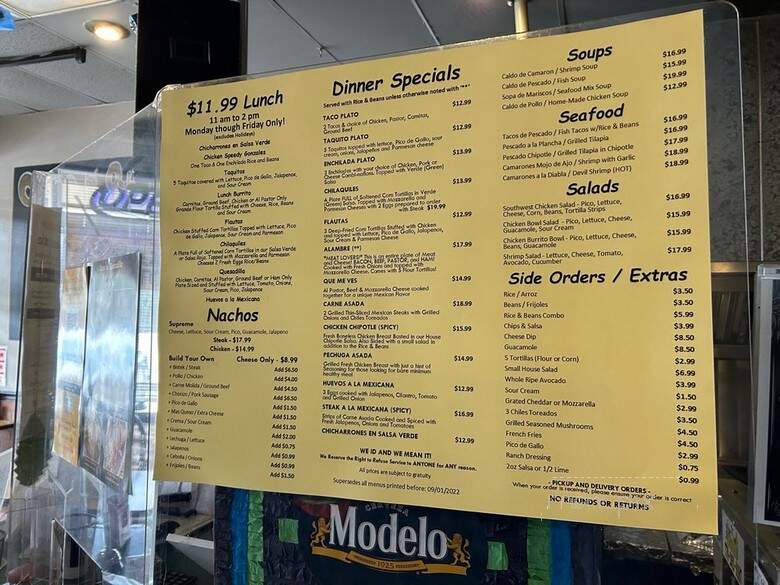 Casas De Quesadilla - Atlanta, GA menu_pic