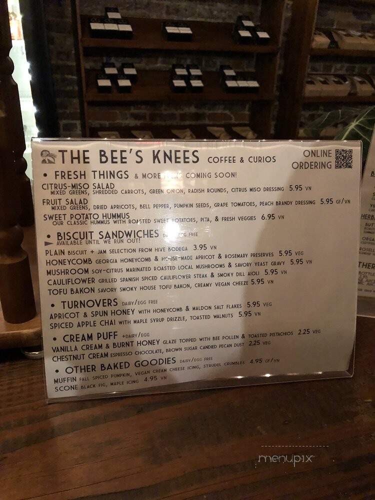 Bee's Knees - Augusta, GA menu_pic