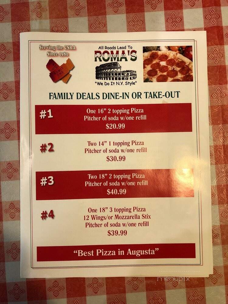 Romas Pizza - Augusta, GA