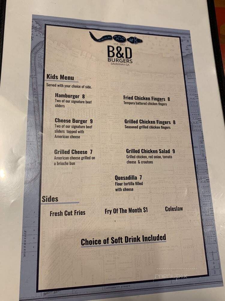 B & D Burgers - Savannah, GA