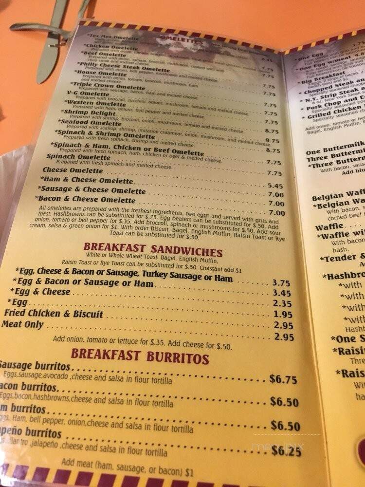 Sunnyside Up - Savannah, GA menu_pic