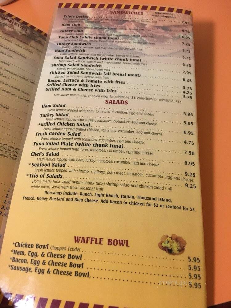 Sunnyside Up - Savannah, GA menu_pic