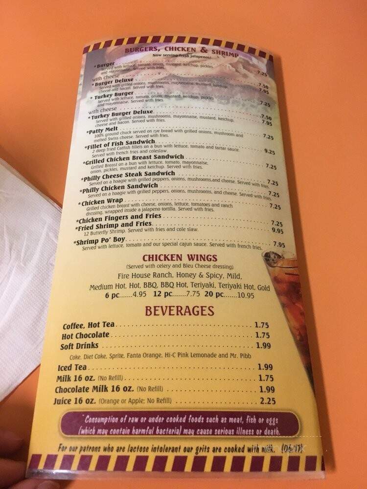 Sunnyside Up - Savannah, GA menu_pic