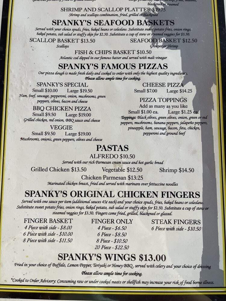 Spanky's Pizza Galley & Saloon - Savannah, GA