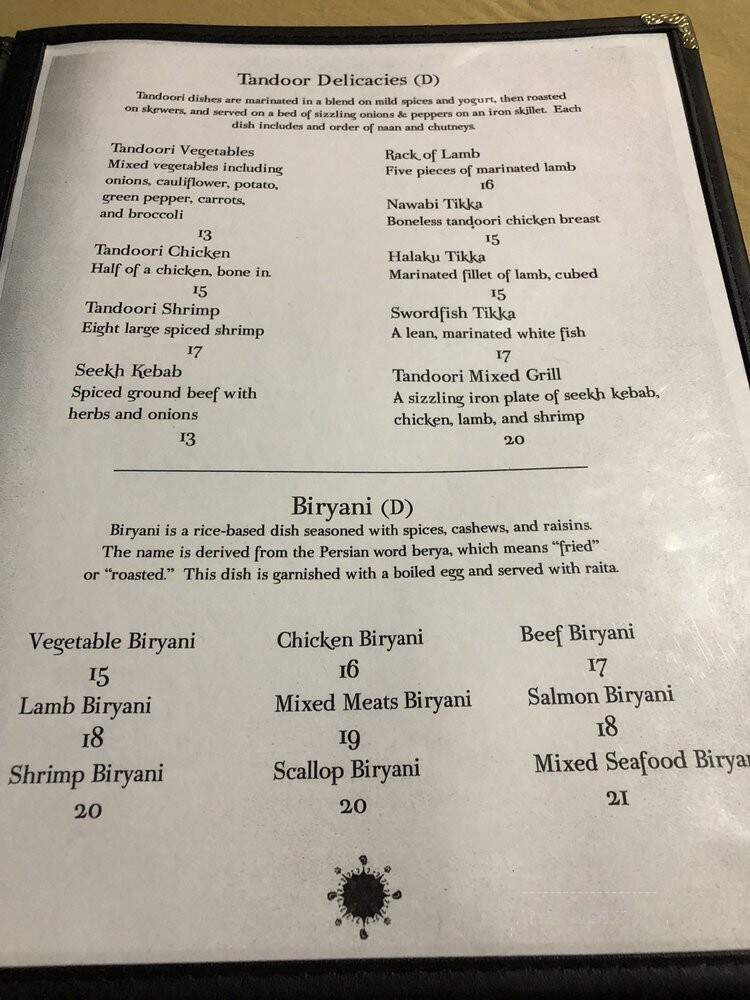 Chapati-Office - Northfield, MN menu_pic