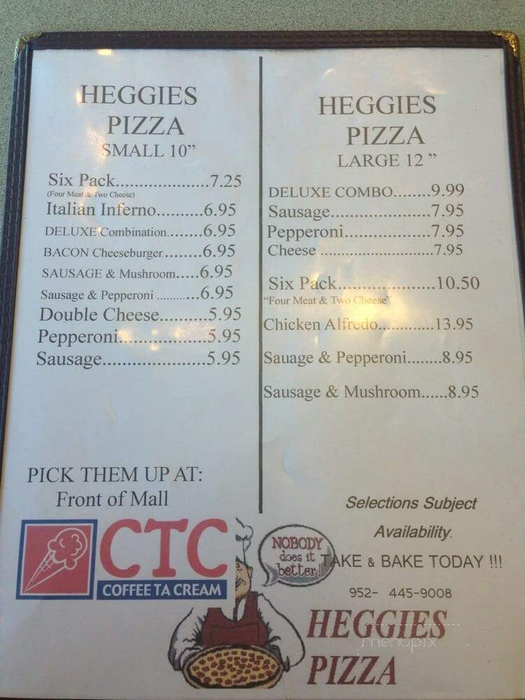Coffee Ta Creme - Shakopee, MN menu_pic