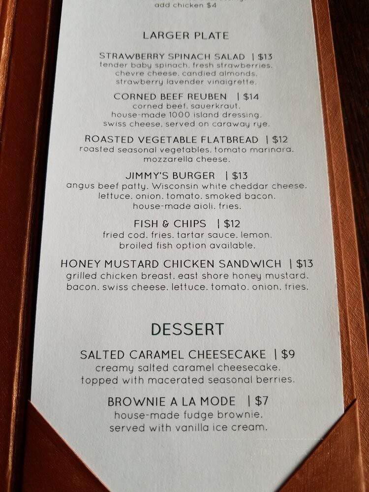 Jimmy's - Red Wing, MN menu_pic