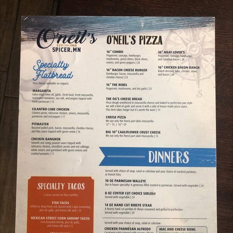 O'Neil's Delivery - Spicer, MN