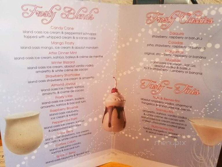 Thompson Boat House - Waseca, MN menu_pic
