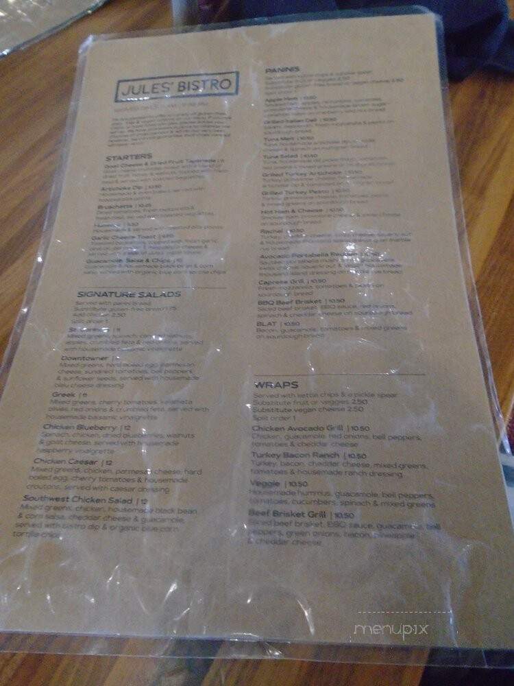 Jule's Bistro - Saint Cloud, MN menu_pic
