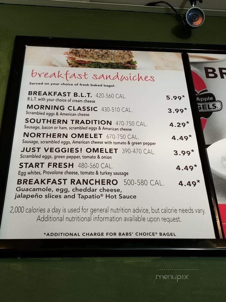 Big Apple Bagels - Forest Lake, MN menu_pic