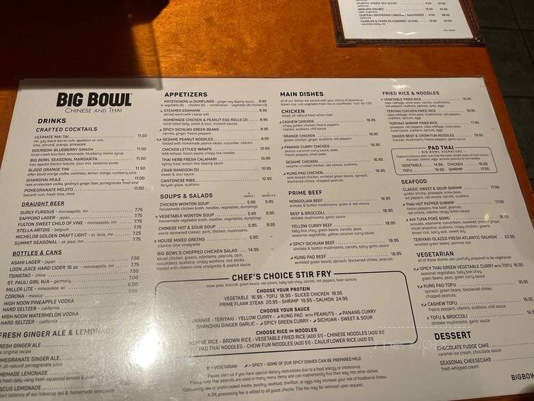 Big Bowl Asian Kitchen - Roseville, MN