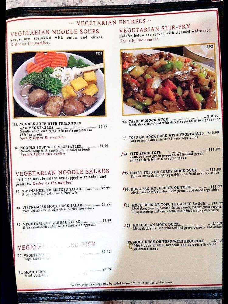 Caravelle Restaurant - Minneapolis, MN menu_pic