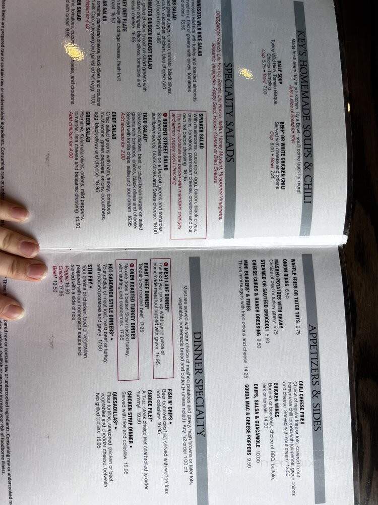 Keys Cafe & Bakery - Saint Paul, MN menu_pic