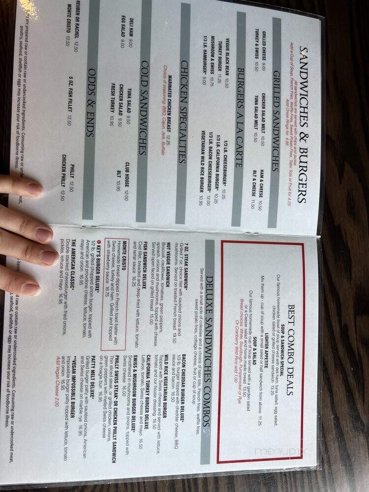 Keys Cafe & Bakery - Saint Paul, MN menu_pic