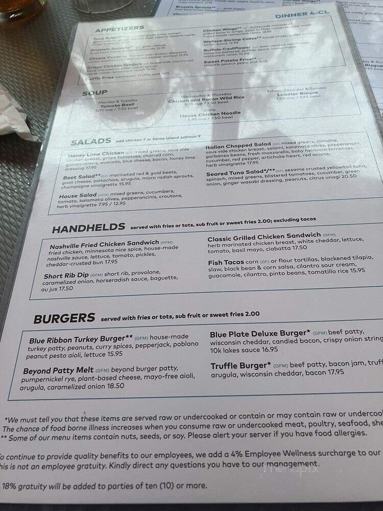 Longfellow Grill - Minneapolis, MN menu_pic
