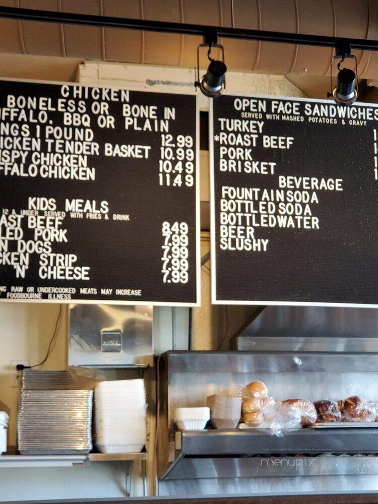 Mavericks - Roseville, MN menu_pic