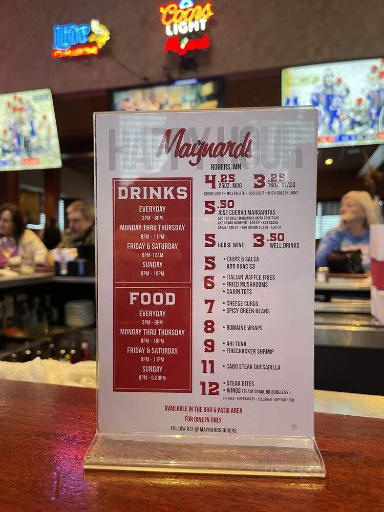 Maynard's Restaurant - Rogers, MN