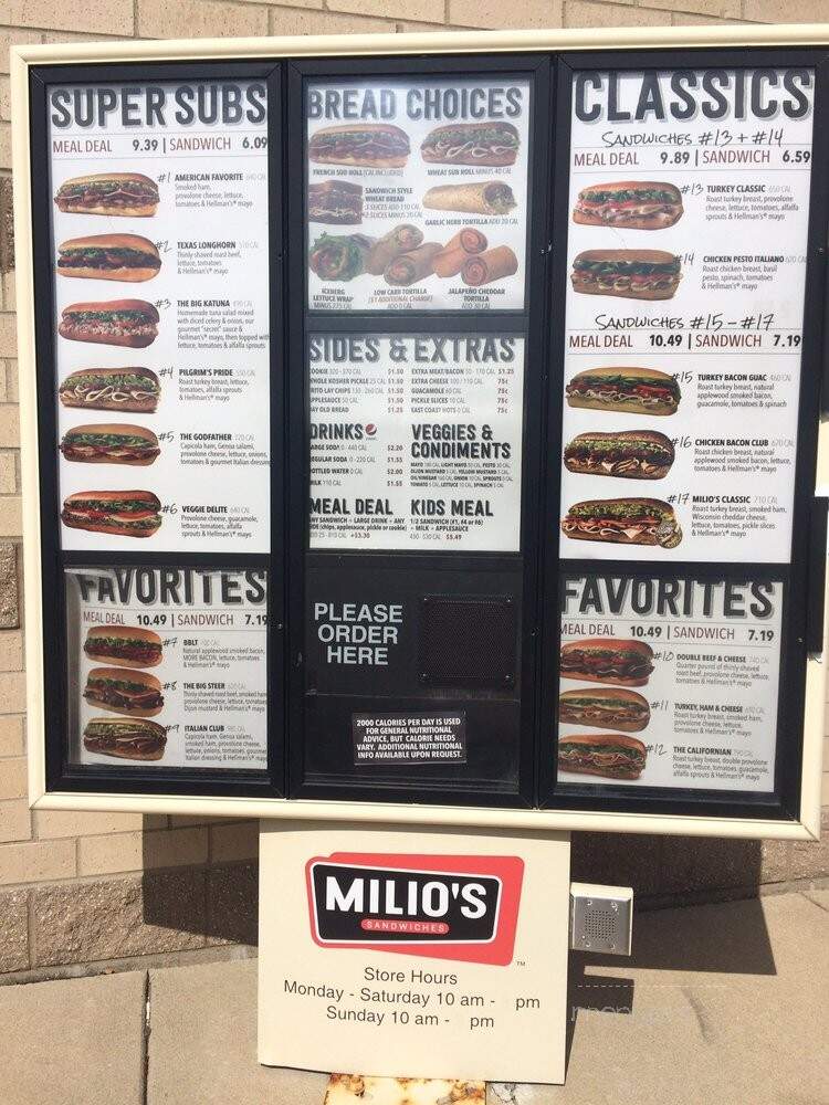 Milio's Sandwiches - Eden Prairie, MN