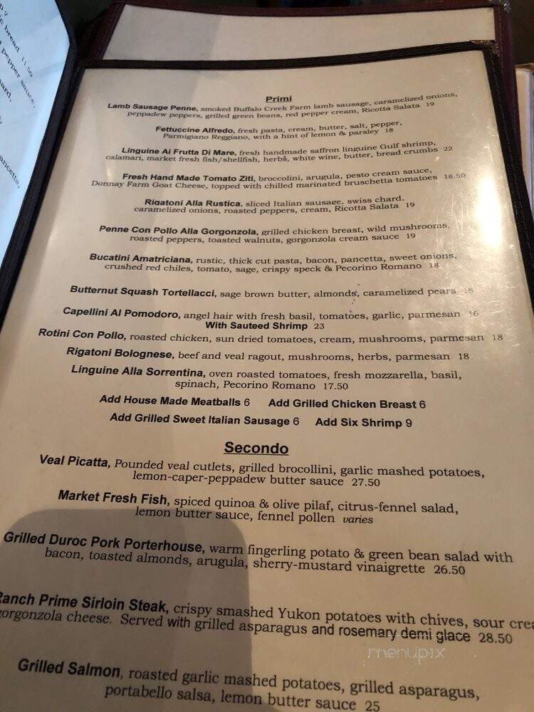 Prima Pasta-Salads-Panini - Minneapolis, MN menu_pic