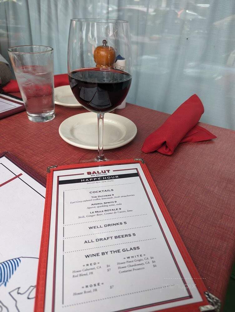 Salut Bar American - Edina, MN menu_pic