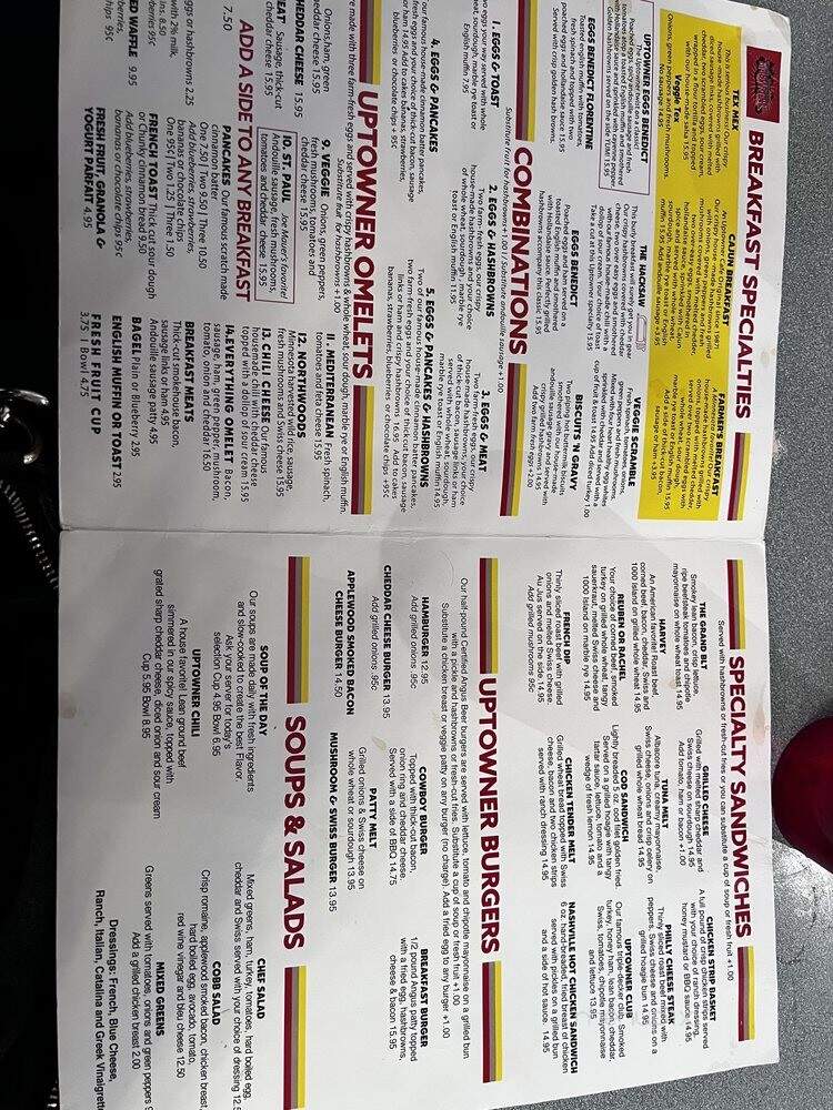 Uptowner Cafe On Grand - Saint Paul, MN menu_pic