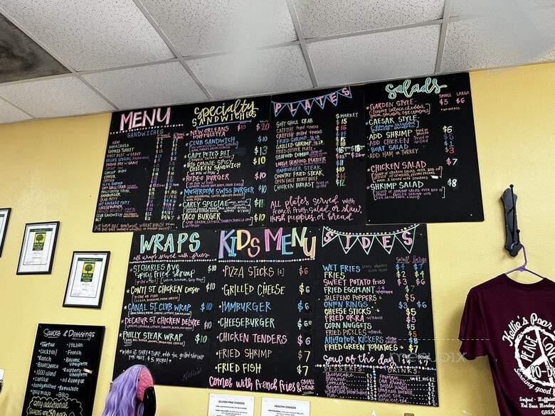 Kellie's Poor Boy Express - Picayune, MS menu_pic