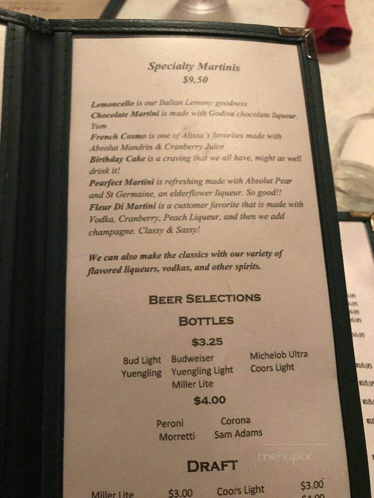 Cerami's Trattoria Caffe - Flowood, MS menu_pic