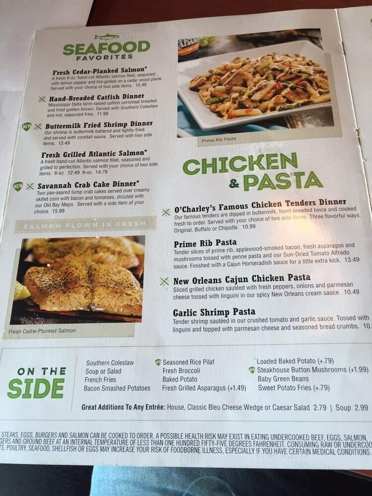 O'Charley's - Pearl, MS menu_pic