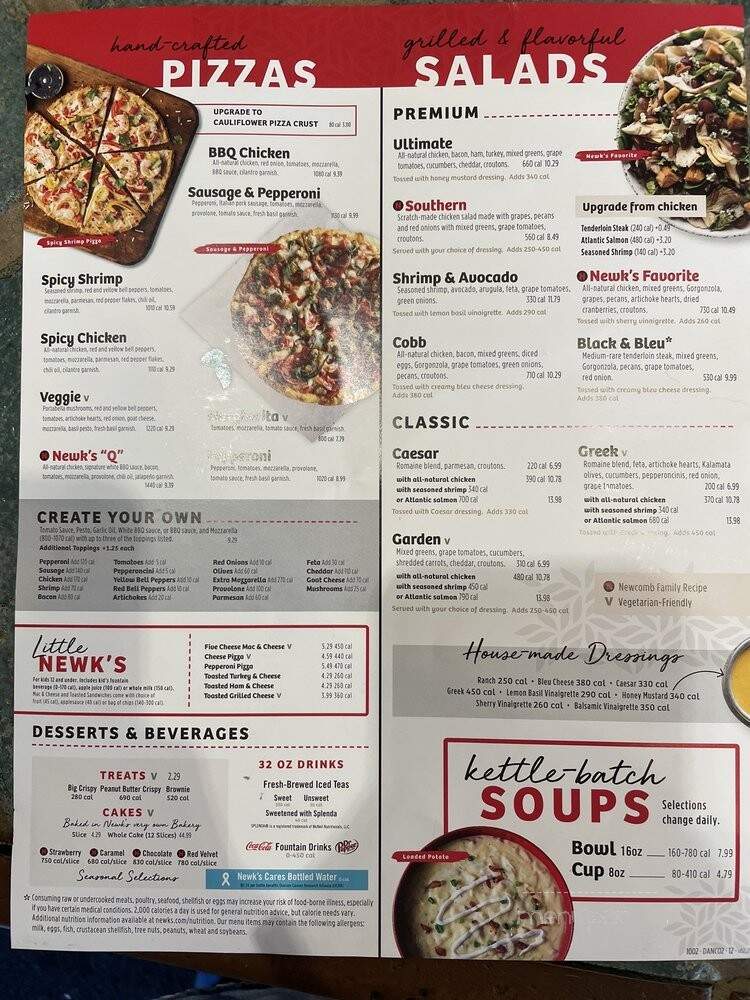 Newks Express Cafe - Southaven, MS menu_pic