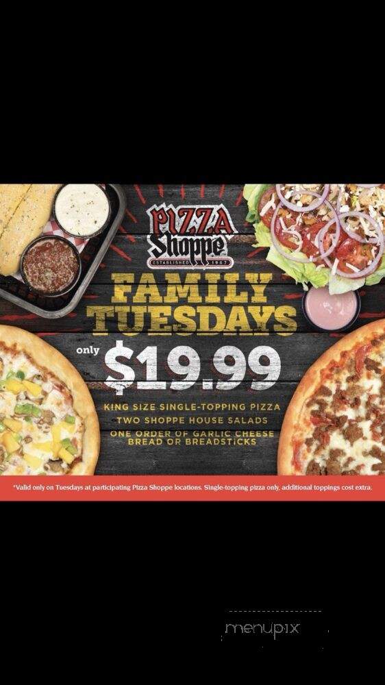 Pizza Shoppe & Pub - Savannah, MO menu_pic